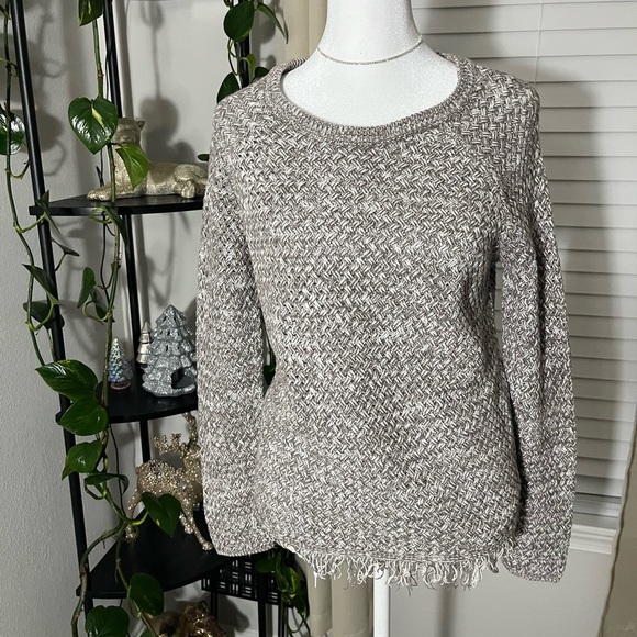 Lucky Brand Fringe Knit Sweater - Picture 2 of 5